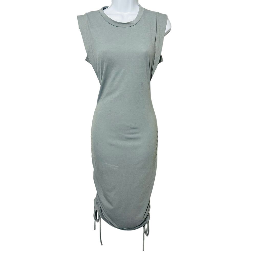 Short Dress w/Ruched Drawstring - Picture 6 of 7